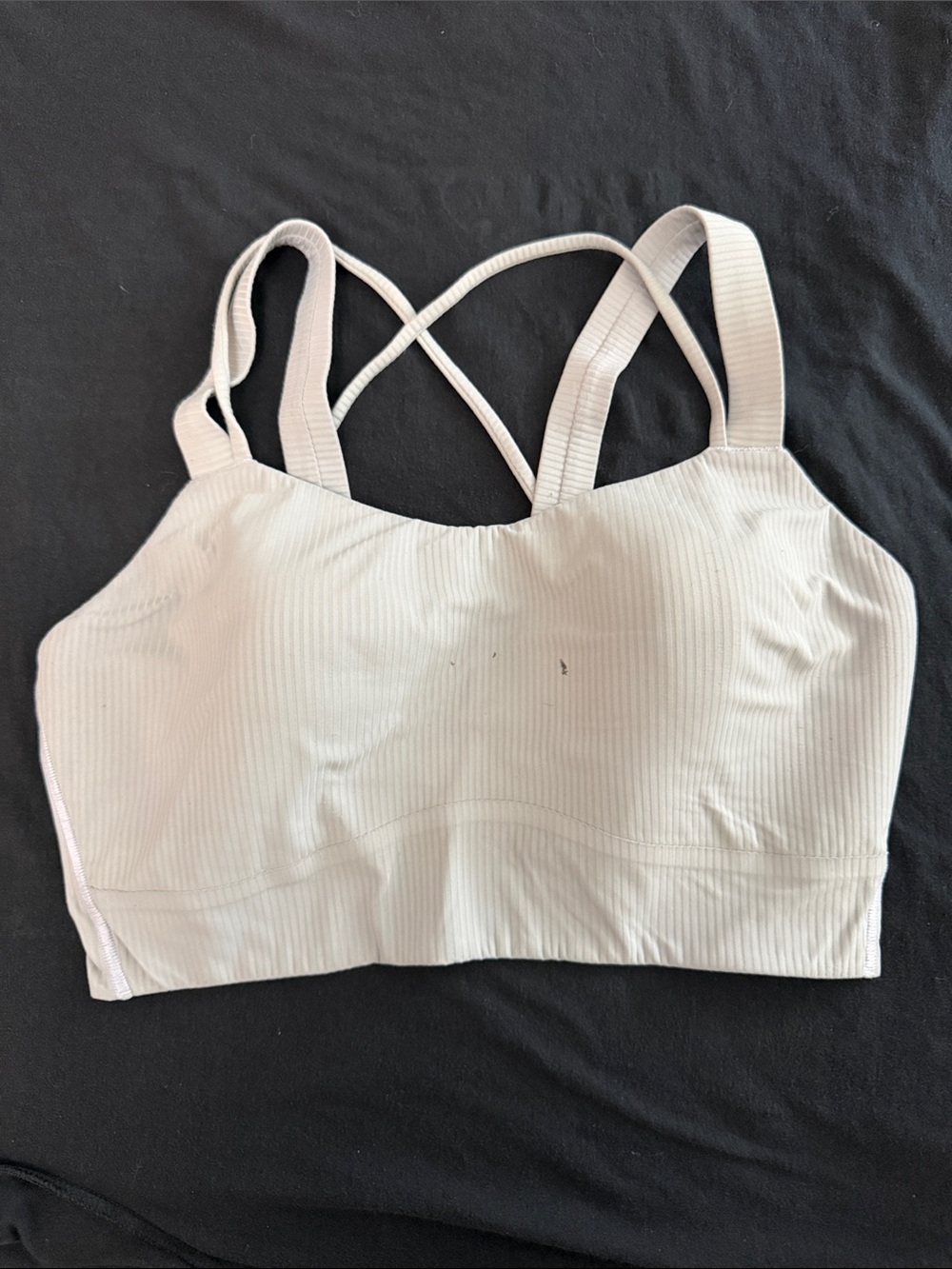 lululemon athletica Light Beige Strappy Sports Bra
